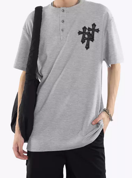 ヘンリークロスTシャツ