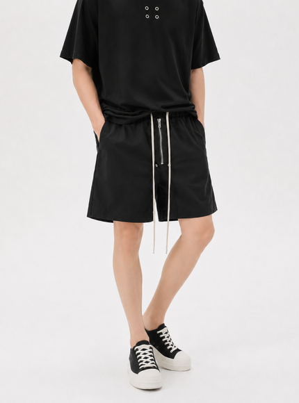 モードジップワイドショートパンツ