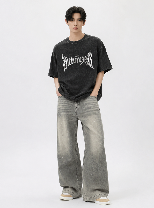 サマーウォッシュレターTシャツ