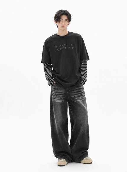 ツーピースボーダーTシャツ