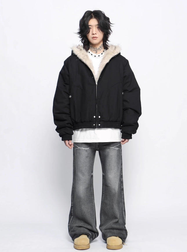 センターファーダウンジャケット