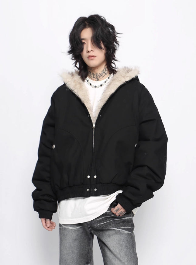 センターファーダウンジャケット