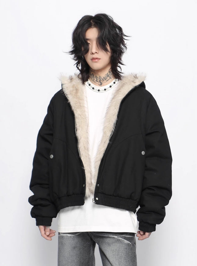 センターファーダウンジャケット