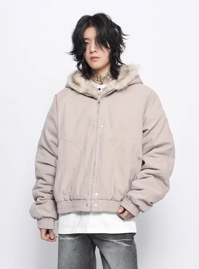 センターファーダウンジャケット