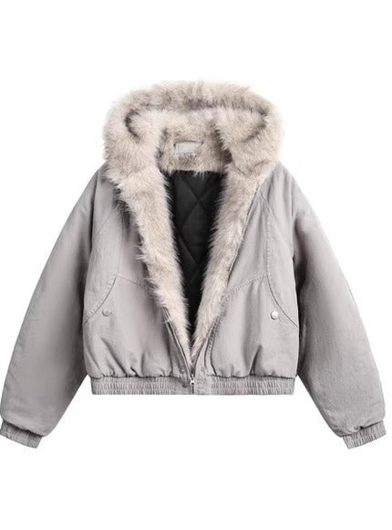 センターファーダウンジャケット