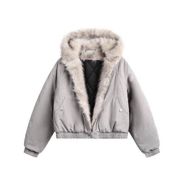 センターファーダウンジャケット