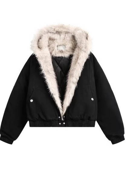 センターファーダウンジャケット