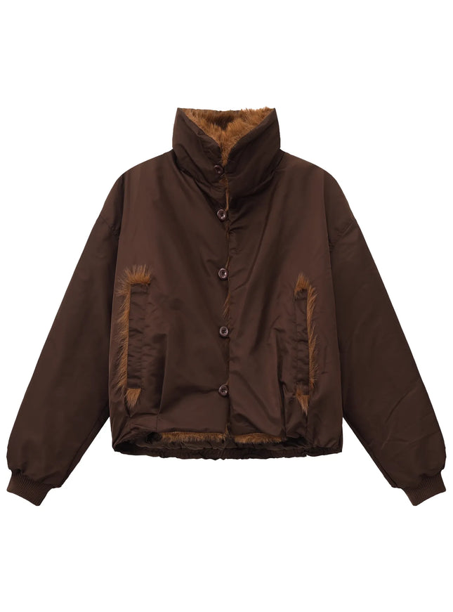 ファーカラージャケット