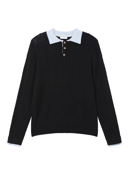 カジュアルニットシャツ