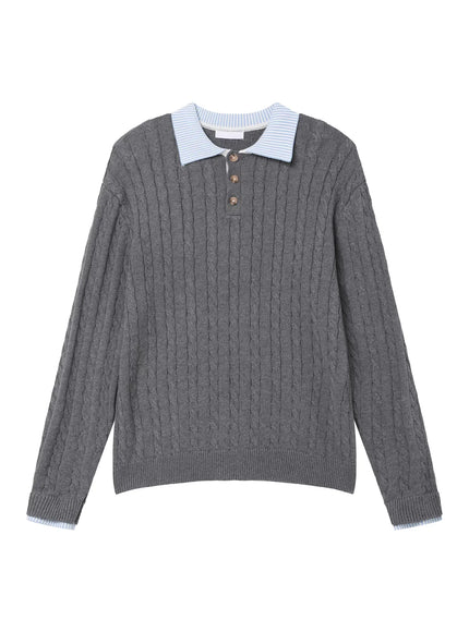 カジュアルニットシャツ