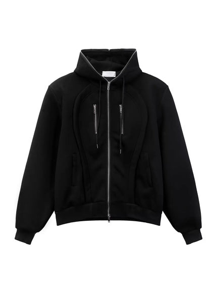 ルーズラインスウェットパーカー