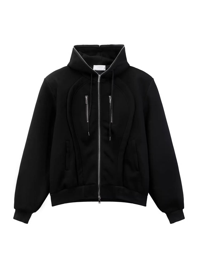 ルーズラインスウェットパーカー