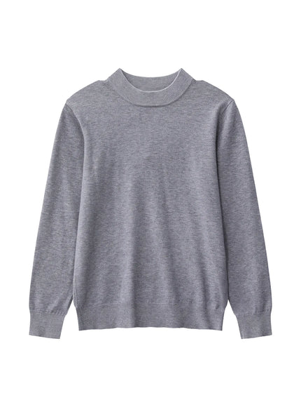 スリムタートルネックニット