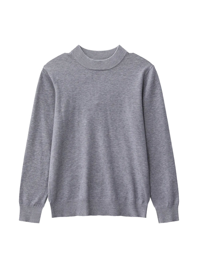 スリムタートルネックニット