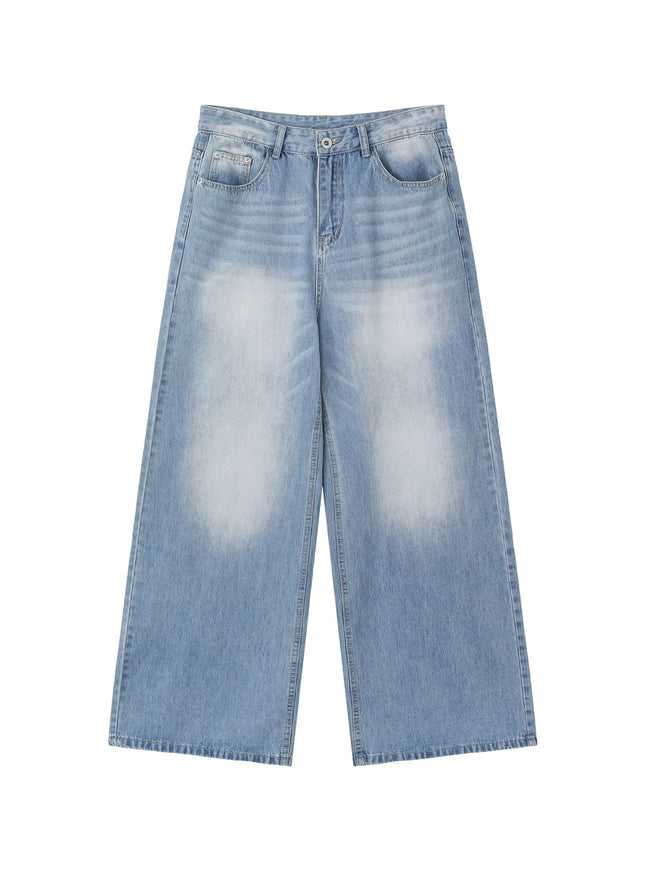 セミフレアウォッシュデニム