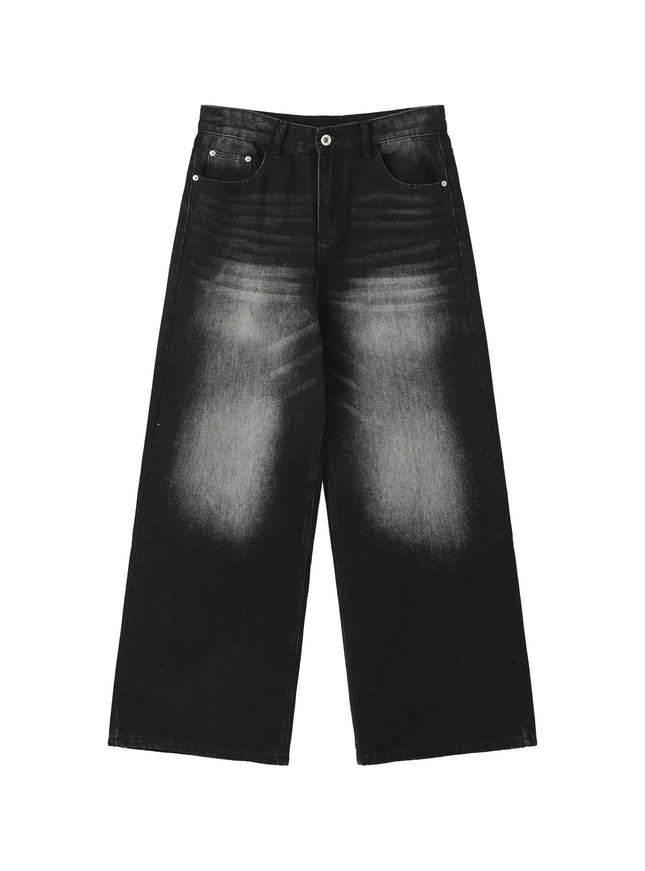 セミフレアウォッシュデニム